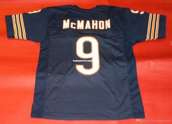 

дешевые ретро #9 джим макмахон пользовательские митчелл несс джерси буле мужские шить топ s-5xl, 6xl футбол трикотажные изделия работает, Black;blue