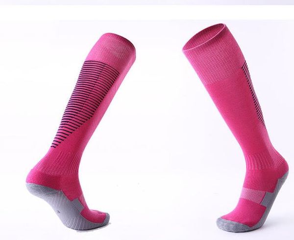 Diz futbol çorap üzerine atletik Yetişkin çocuk kaymaz havlu alt uzun tüpü çorap rahat aşınmaya dayanıklı spor çorap kalınlaşmış