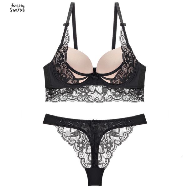 

thong сексуальная дама толкать вверх бюстгальтер набор кружева выдолбить bralette комплект нижнего белья трусиков черный красный намекает же, Red;black