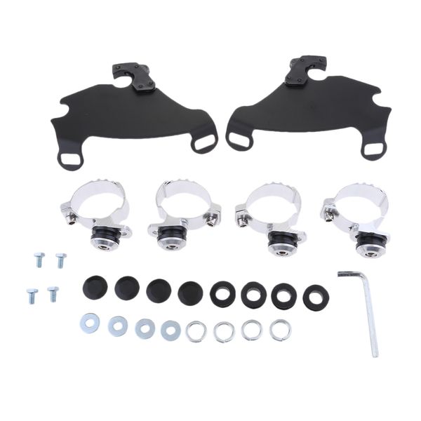 

39mm gauntlet fairing trigger lock mount kit for harley dyna sportster xl883