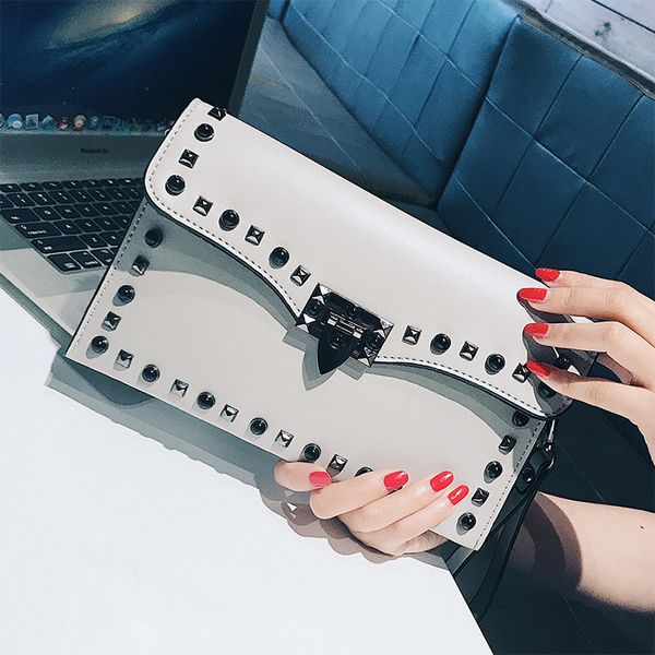 

new women's bag studded clutch bag fashion clutch