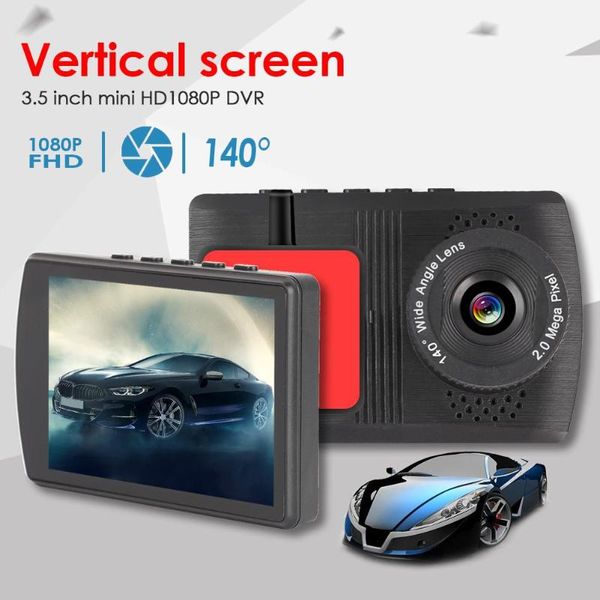 

car dvr durable camera portable delicate design v7 3.5 inch 480x800 screen car dvr camera 1080p 140 degree lens dashcam recorder
