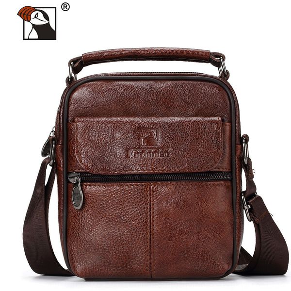 

messenger genuine men's casual square shoulder shoulder bag messenger bag genuine leather men's casual square leather, White