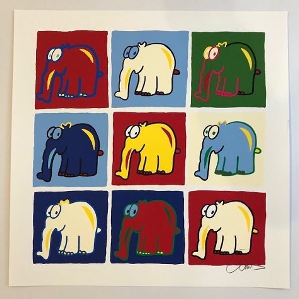 

otto waalkes hommage an andy w handcraft modern home decor wall art oil painting on canvas multi sizes