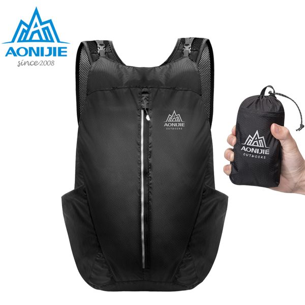 

aonijie 25l lightweight folding packable backpack travel bag pack for hiking camping shopping daypack