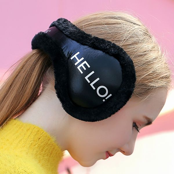 

sunborder winter earmuff men women foldable ear warmers adjustable warm wear earbags after cold protection, Blue;gray