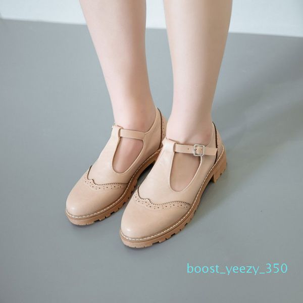 

women flat shoes causal loafers student round toe oxford shoes woman brogue sweet handmade leather shoes b35, Red;white