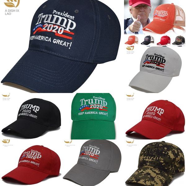 

dbf6d donald baseball trump hat camouflage keep america great 2020 president election trump ball hat cap, Blue;gray
