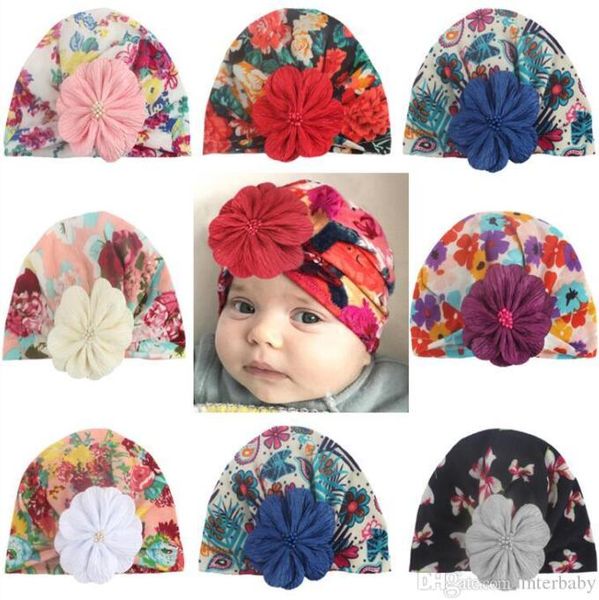 

baby hats india bohemian floral caps newborn printed crochet hat toddler vintage fashion beanie infant winter lovely cap accessories ayp6068, Yellow