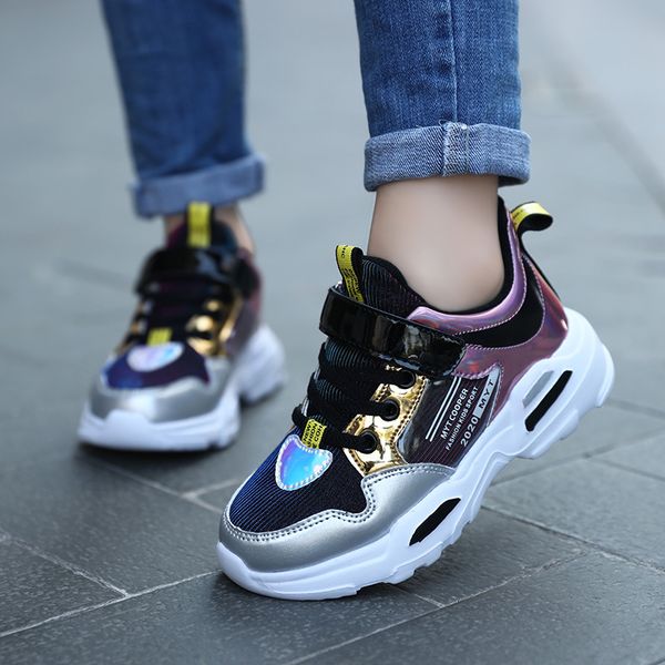 

new girls sneakers kids running shoes tenis infantil fashion sport shoes chiildren basket footwear girl student platform sneaker