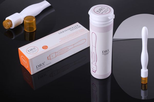 Drs 40 pinos selados de aço inoxidável derma carimbo face miconeedle pele rolo de pele 0.5-3.0mm anti acne cicatrizes estrias encolher poros