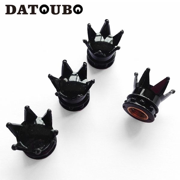 

datoubo 16 pcs novelty abs crown design car tire valve caps,gold,chrome pink color crown car tyre valve stem cover,air dust cap