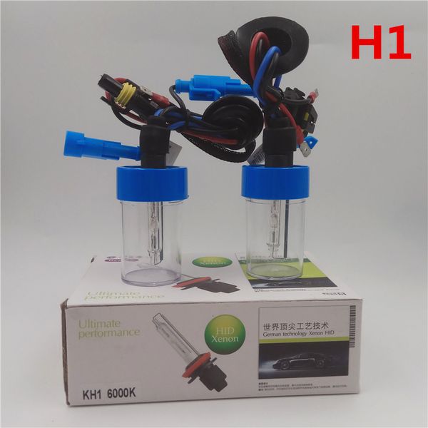 

car flashing 2pcs h1 hid lamp 55w xeno headlight bulb h1 3000k 4300k 6000k 8000k auto 100% replace headlamp light car-styling