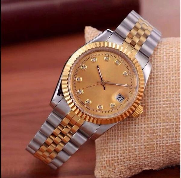 

relogio masculino mens watches luxury wist fashion black dial with calendar bracklet folding clasp master male 40mm giftluxury mens watches, Slivery;brown