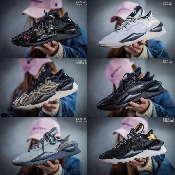 

2019 new release futurecraft alphaedge 4d asw y-3 kaiwa runner y3 jogging shoes mens casual designer black with white shoes size 36-45
