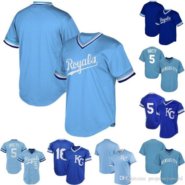

Mens Kansas City 5 George Brett 16 Bo Jackson 1989 Cooperstown Collection Royals Retro Baseball Jerseys S-XXXL