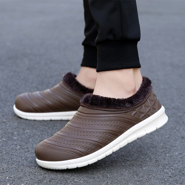 

winter inside fur loafers men shoes winter couples warm soft driving casual shoes men thermal snow brand walking unisex, Black