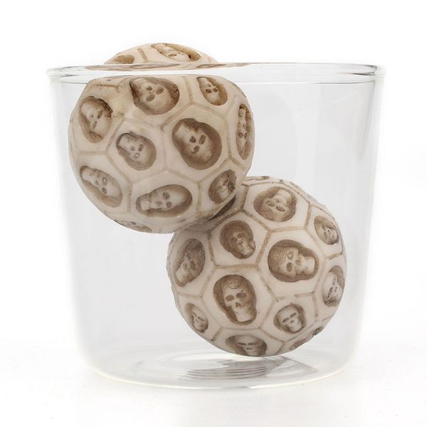 

skull fitness ball hand exercise balls retro skull resin stress relieve balls massage ball for exercising finger joints