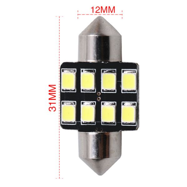 

double-pointed 31mm 8 lights led reading light led roof light 2835 smd license plate
