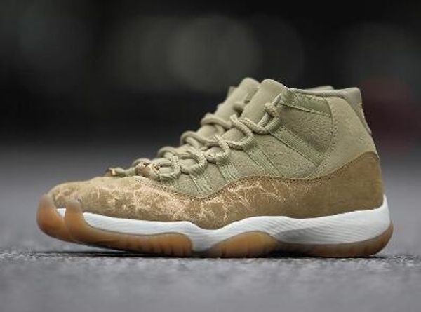 

2020 new arrival 11s low high green brown leather meshes outdoor shoes shoes size 40-47