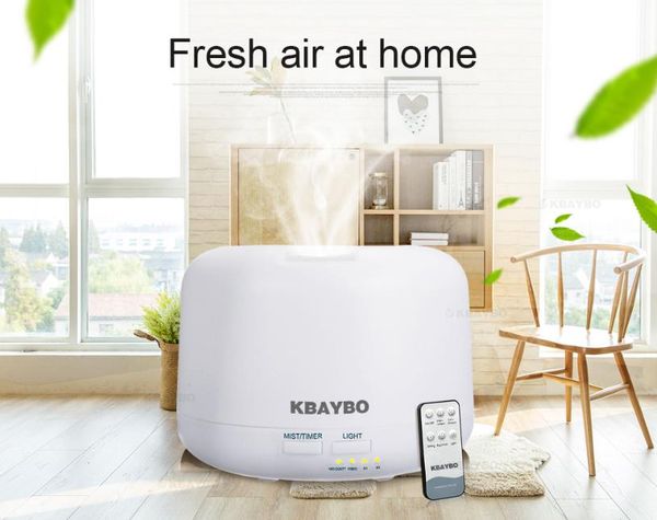 

remote control 300ml ultrasonic air aroma humidifier with 7 color lights electric essential oil aroma diffuser