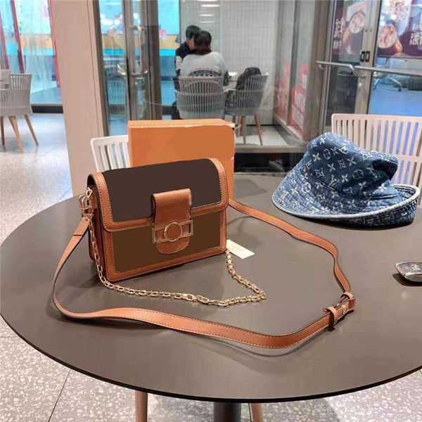 

бренд моды дизайнер сумки dauphine 19ss virgl albah одного плеча мешки моды цепи мешок дикого атмосфера crossbody мешок