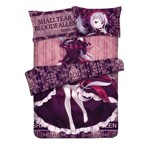

japanese anime overlord shalltear bloodfallen bedding sets modern  bedding set twin full king warm bed linings home