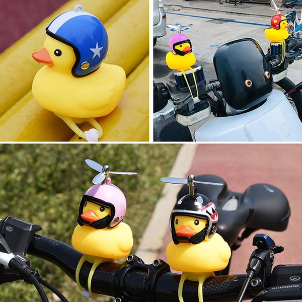 

duck bell with three-leaf propeller horn warning bicycle motorcycle accessories j99