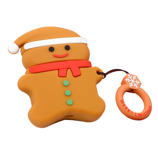 

for airpods earphone cartoon protectivecase christmas+hook (xmas little man)