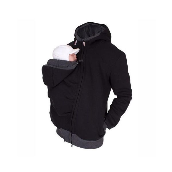 

Dad mommy Winter Kangaroo Cotton Baby Carrier jackets Maternity clothes Dad Coat Hoodies Wearing Carry Infant clothes
