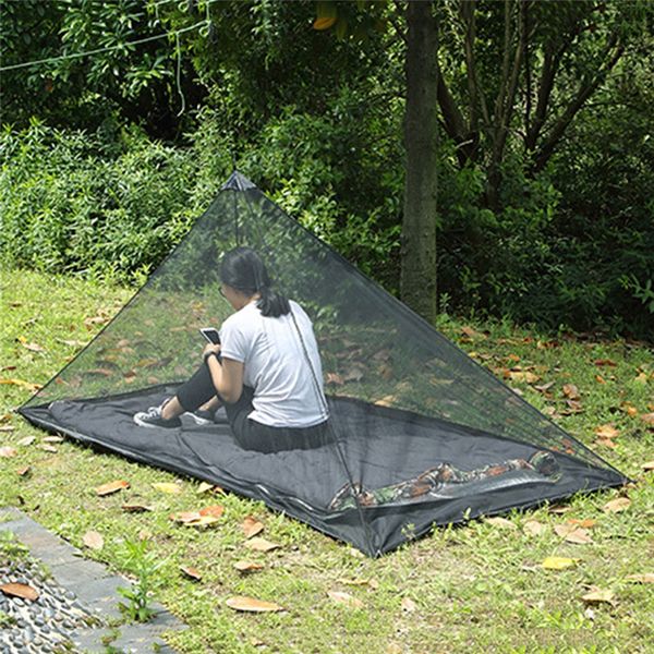 

ultralight summer anti mosquito mesh tent 1-2 person outdoor camping tent mosquito insect repellent net beach mesh tents