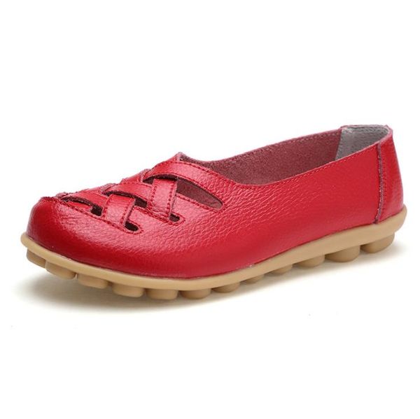 

women flats casual shoes fashion comfortable soft bottom non-slip leather women's shoes 179, Black