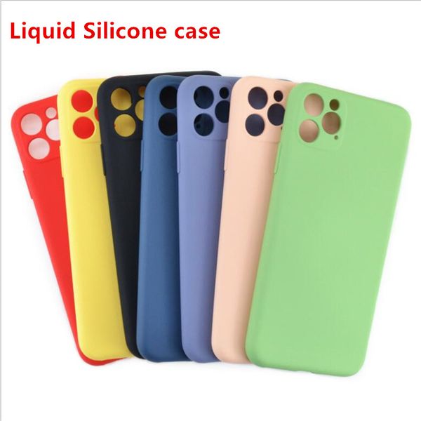 

liquid silicone case for iphone 11 pro max with perfect camera hole size soft tpu phone case for iphone 11 2019