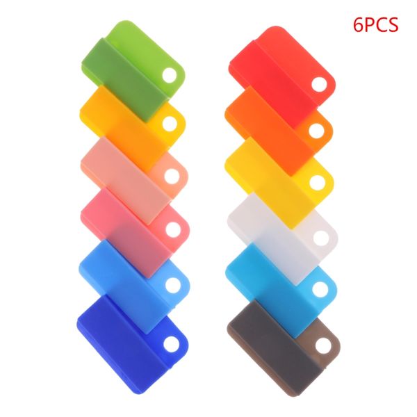 

6pcs/box colourful decorative writing p paper clips office accessories school supplies stationery for student kids children