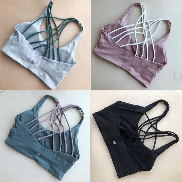 

2020 лучшими шмотками лулу лу лу леггинсы йога лимонный девушки женщин спортивные бюстгальтеры бюстгальтер тренировки бесшовные розовый каму