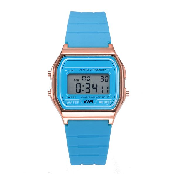 

cross-mirror special for quick buy through explosion models wr f91w multi-function led electronic sports watch wholesale, Slivery;brown