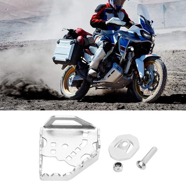 

motorcycle foot rest pedals rear brake lever enlarger footrest for crf1000l africa twin 2014-2019