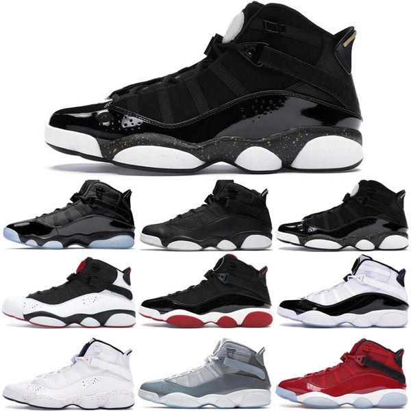 

2020 6 ring 6s bred men basketball shoes taxi concord space jam university gym red mens trainers sports