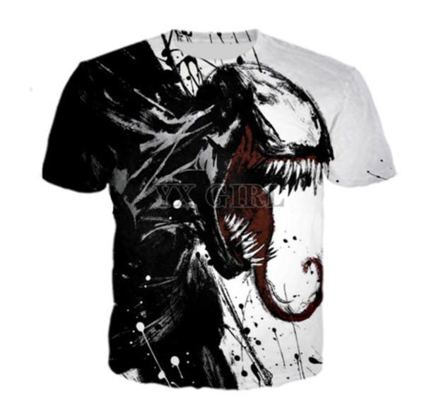 

2019 новинка кино д злоде еѬепа ђболка мђжин / женин 3d пеа ђниек ђбо, White;black