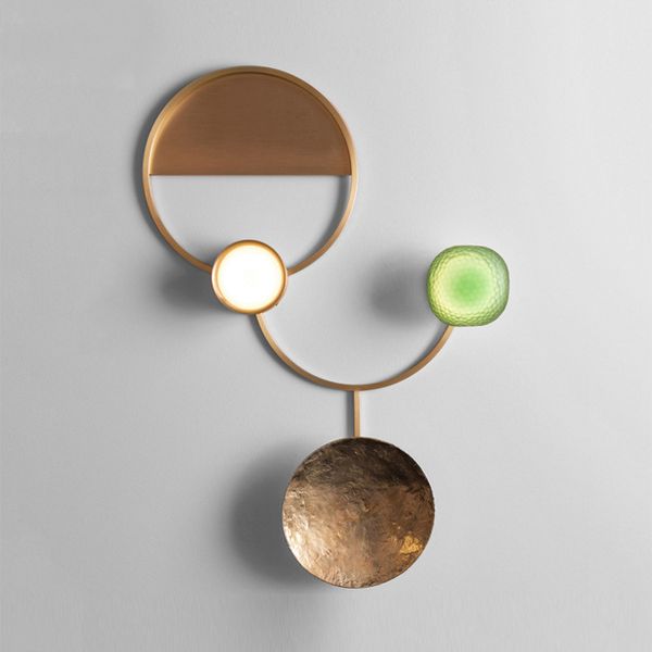 

postmodern copper lamp light wall lamp corridor bedside bedroom wall living room corridor stair