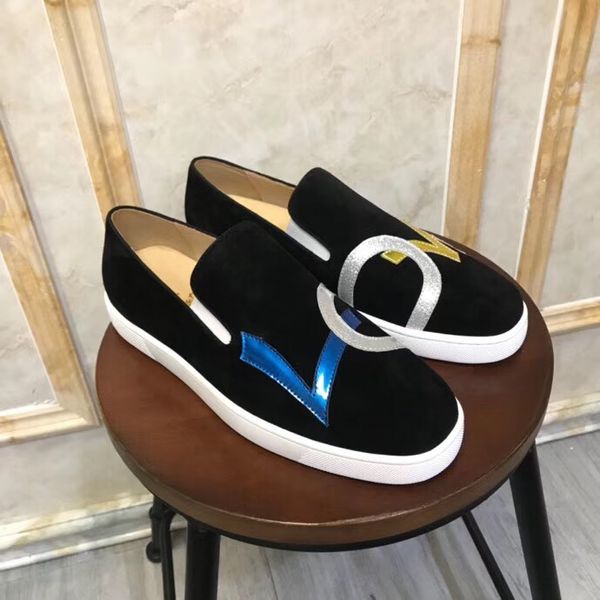 

2019 NEW Brand Дизайнерские кроссовки с высоким верхом Черные замшевые кожаные вышитые буквы для мужчин и женщин Кроссовки Дизайнерская обувь