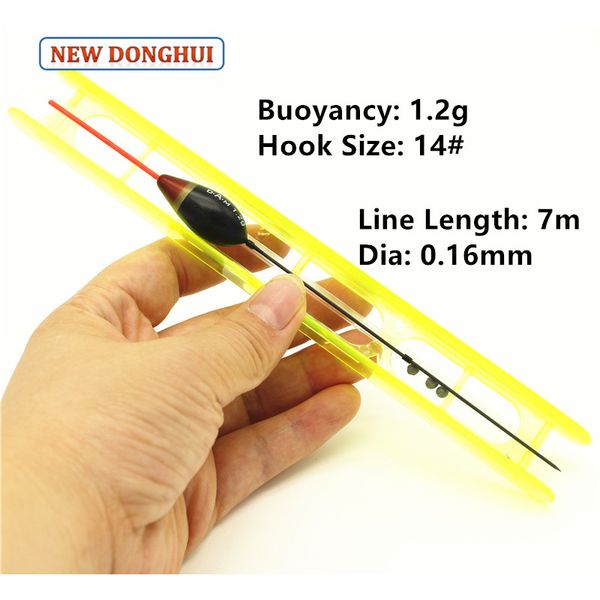 

newdonghui fishing float set winder float ready-made rig 5pcs/pack or 10pcs/pack fishing accessory tackle 1.2g tp26049
