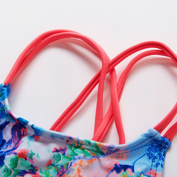 

девочка купальники дети детские девушки bikini beach цветочный купальник + шорты купальники установить outfit полиэстер ропа де baño niña, White