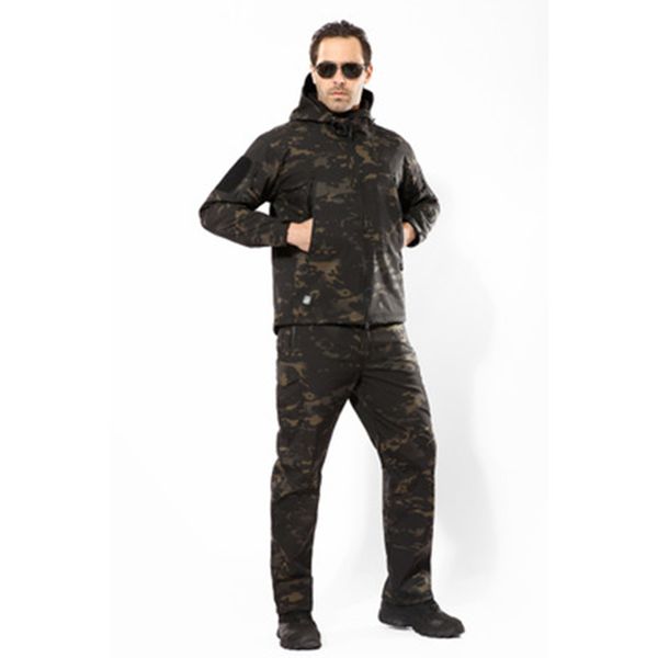 

new men's motorcycle pants camouflage field cs suit pants stormsuit windbreaker overalls outdoor sports windbreaker suit