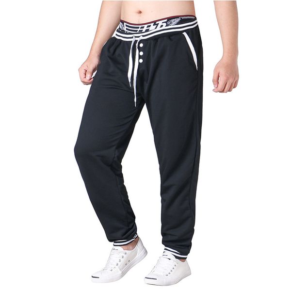

2019 mens compression pants sports running tights basketball gym pants bodybuilding joggers jogging skinny leggings trousers, Black