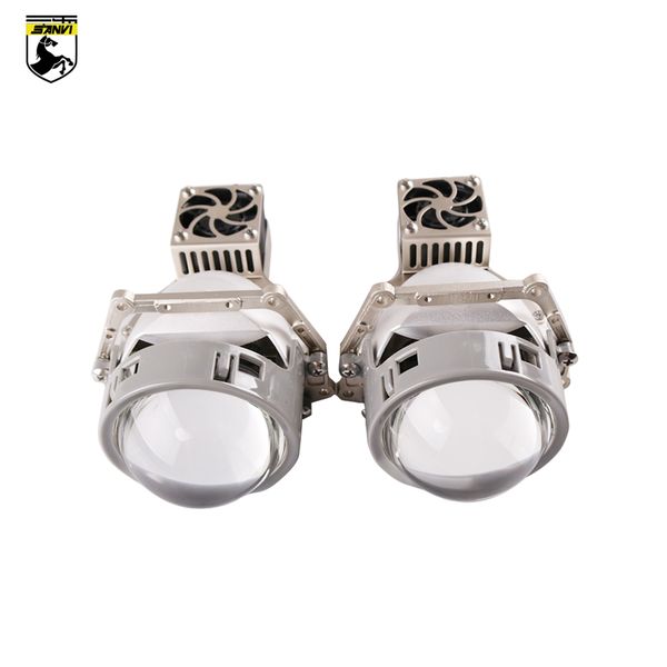 

sanvi 3inch m2 car bi led projector lens headlight 12v auto led projector headlight with dual chips dual reflector