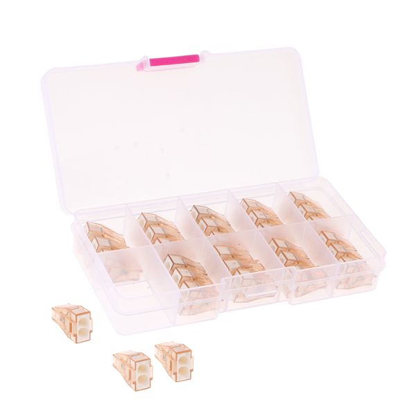 

vse-602h universal wire connector 400v clear plug-in 2 conductor 30 / box