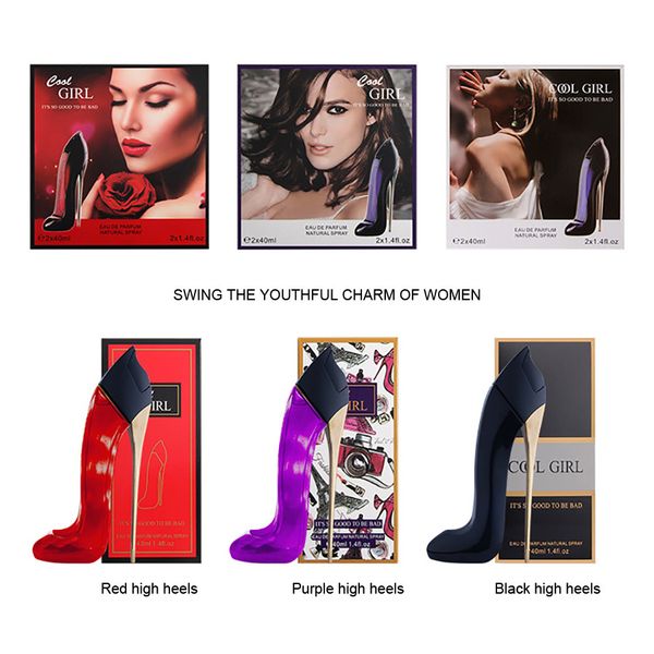 

women's perfume high heels new beautiful girl perfume fresh and lasting light fragrance eau de toilette spray for women 40ml