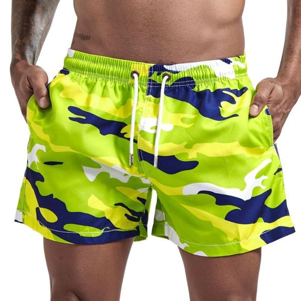 Pantaloncini da uomo Design Moda Costumi da bagno Corsa Surf Sport Spiaggia Camouflage Tronchi Pantaloni da surf Nuoto delicato