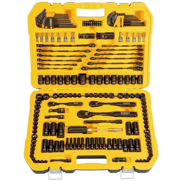 

АВТОМОБИЛЬ.DEWALT® 181 шт механика набор инструментов храповик гнездо свечи зажигани